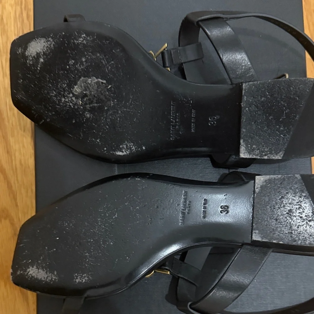 Saint Laurent Black Sandals - Picture 4 of 4